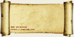 Jagoda Tripković vizit kartica